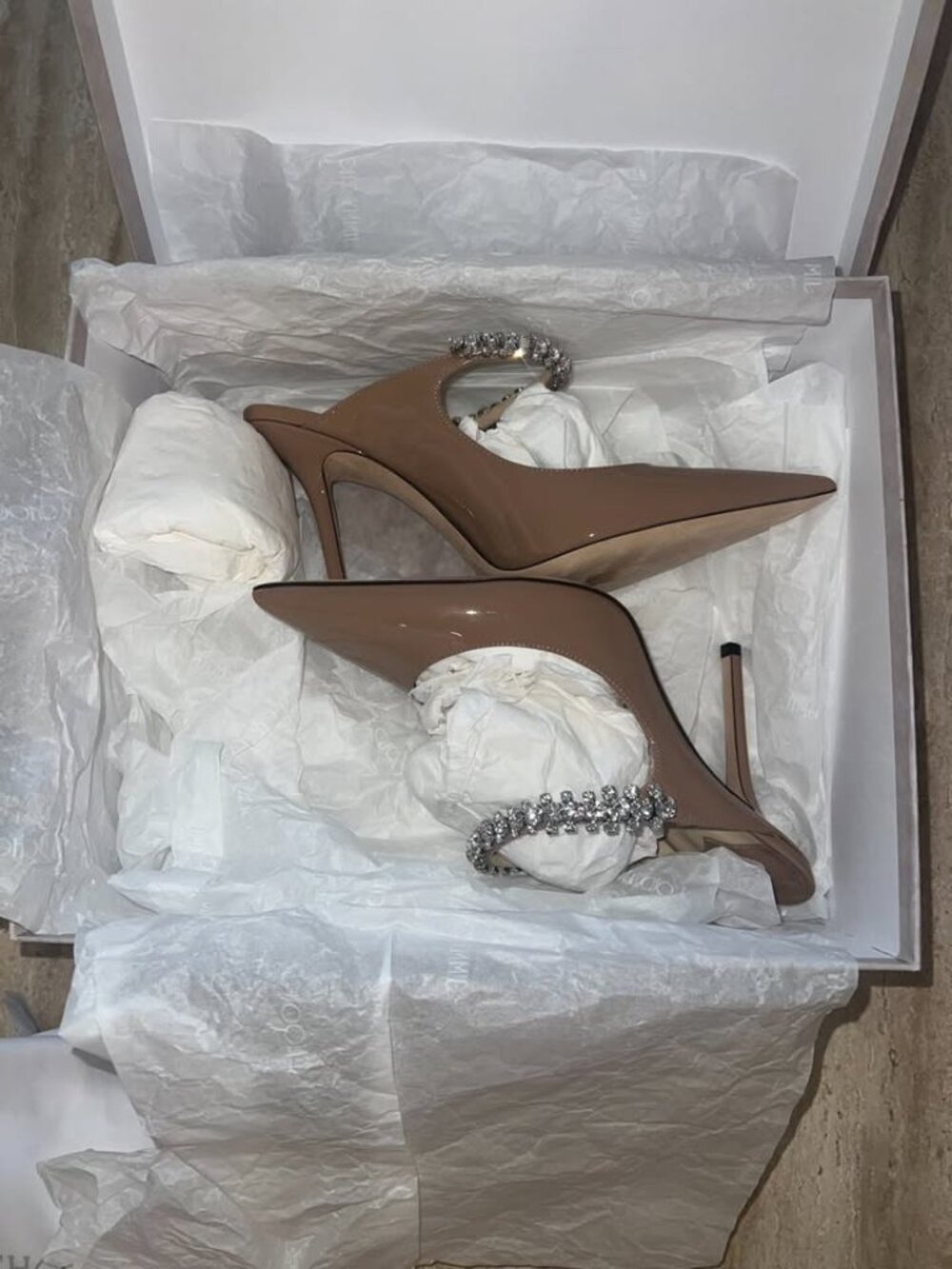 NWT Jimmy Choo Bing 100 Ballet Pink *Only worn once to try on* - Picture 5 of 9